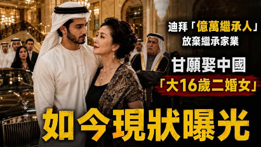 迪拜「億萬繼承人」放棄繼承家業，甘願娶中國「大16歲二婚女」，如今怎樣