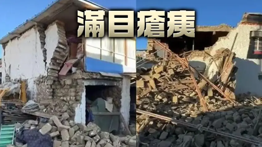 震撼實拍「地震來襲的一幕」快看！下一秒百姓都來不及逃跑......太可怕了！！！