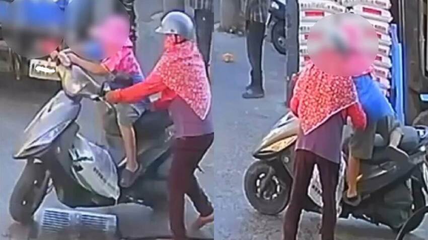 快訊/7歲孫「跨上機車轉油門暴衝」遭垃圾車輾斃！嬤心碎跪「藍色賬篷」前