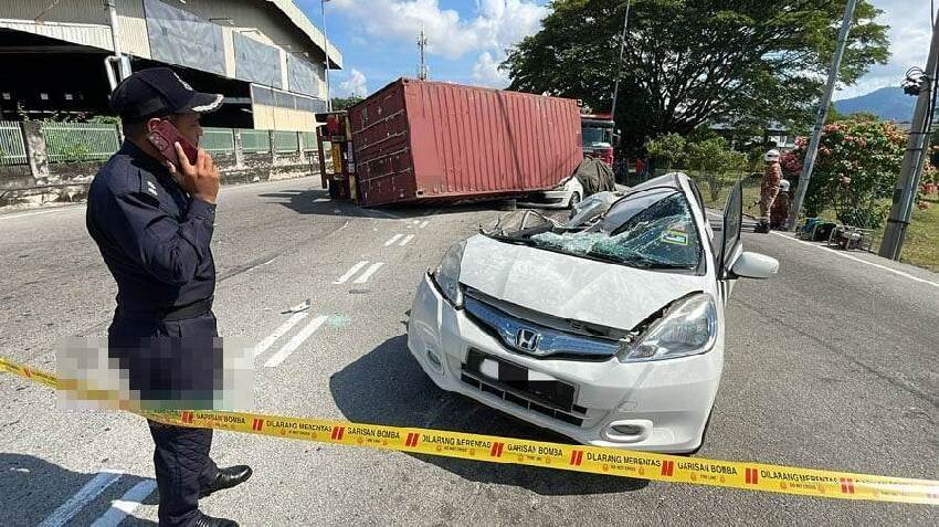 貨車貨櫃重壓身亡！21歲女駕駛最後遺言：「媽咪我好痛」...母親心碎「以為女兒會獲救」