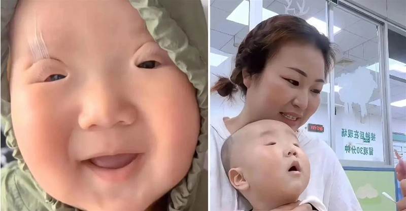 兒子眼睛超小！她曝光「爸爸照片」全場大笑：基因不會騙人