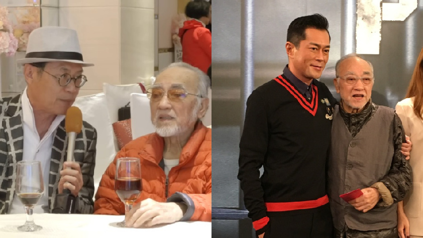 84歲盧海鵬回廣州探親，與親友吃飯被圍著合照，感慨有這麼多親友