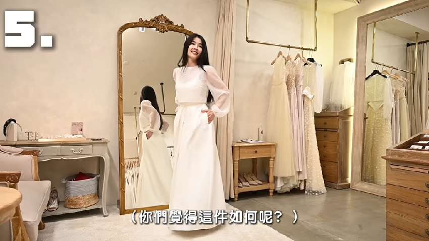 小嫻離婚7年罕穿婚紗飄仙氣 被問100次感情現況親自回應了