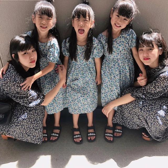 生雙胞胎又生三胞胎?日本辣媽生5個女兒「長相如複製粘貼」 幸福放大5倍成人生贏家