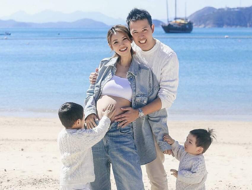 突然宣布懷孕！香港人氣女星倪晨曦結婚四年抱三，想和老公生女兒