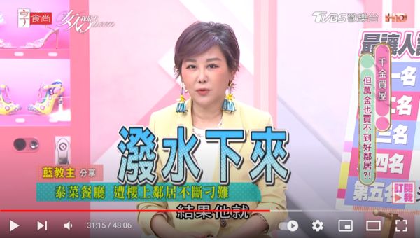 名人就好欺負？藍心湄嘆「被惡鄰居潑水」：請警察也沒用　被踩底線「最後動用關係」對方下場曝光