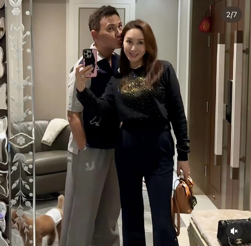 郭可盈夫婦慶祝相戀31周年，16歲女兒也在，身高超母親樣子像父親