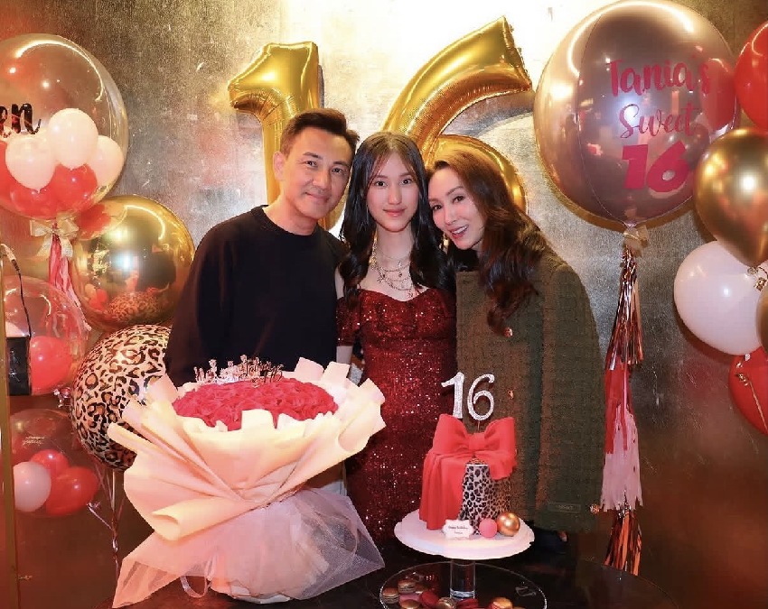 郭可盈夫婦慶祝相戀31周年，16歲女兒也在，身高超母親樣子像父親