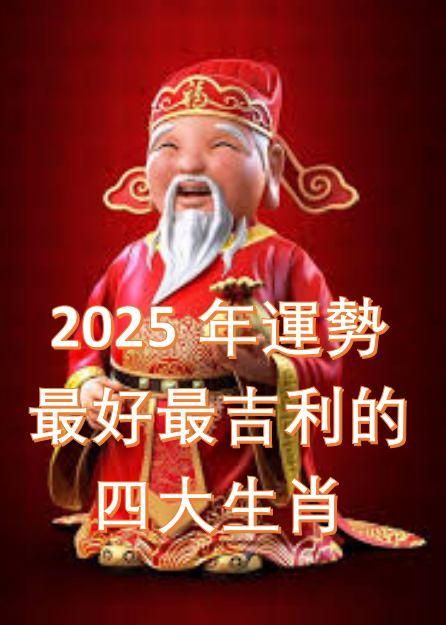 2025年運勢最好最吉利的 四大生肖