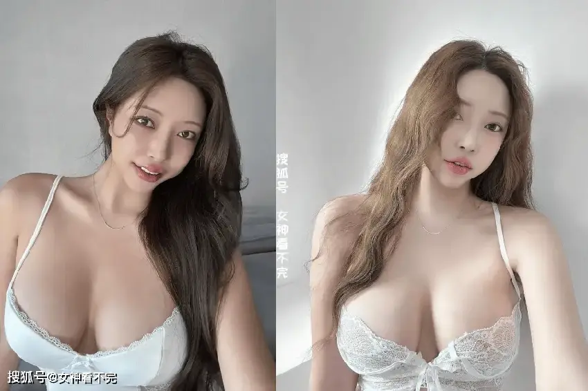 How beautiful are Korean models? Once the camera zooms in, the plump figure cannot be hidden!