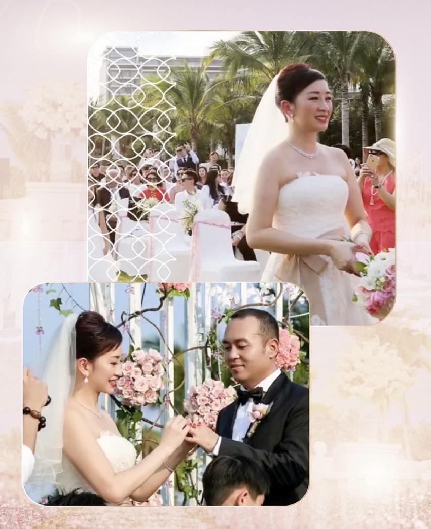 55歲港姐嫁內蒙古富商10年，夫妻回結婚地慶祝，請了50人場面熱鬧