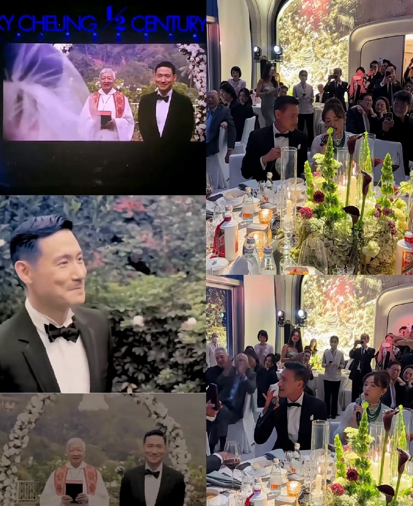 百億富二代吳婉芳兒子大婚!乾爹張學友現場獻唱,曾志偉李嘉欣鄭伊健齊聚賀喜