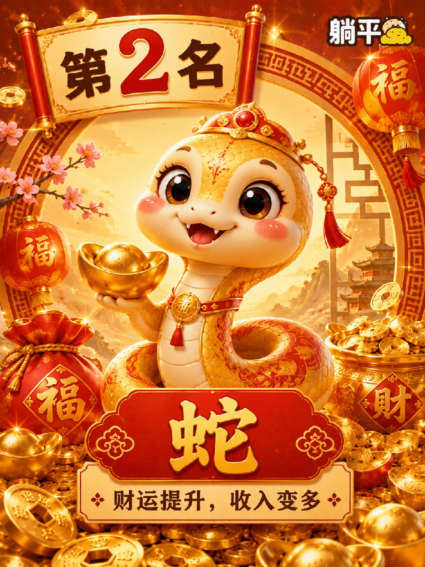 下半年最容易發財的3個生肖 2026