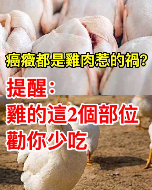 癌癥都是雞肉惹的禍？提醒：雞的這2個部位，勸你少吃