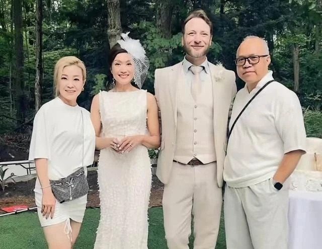 恭喜！李司棋女兒葉子青第三次結婚，嫁外籍攝影師辦森林婚禮