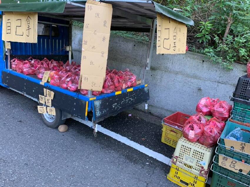 老闆還在田裡！貨車上擺火龍果「一袋100自己拿」　10個小時後「回到車上秒傻住」：不愧是台灣