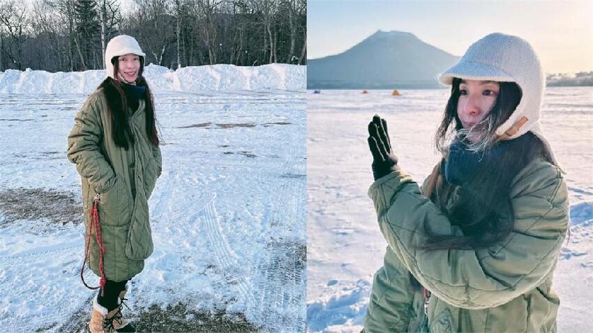 雪天「騎掃帚魔女」竟是田馥甄！40歲真面目「無情直出」自嘲：阿花