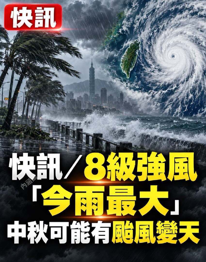 中秋連假可能多放一天？ 準颱風1路徑侵襲台灣