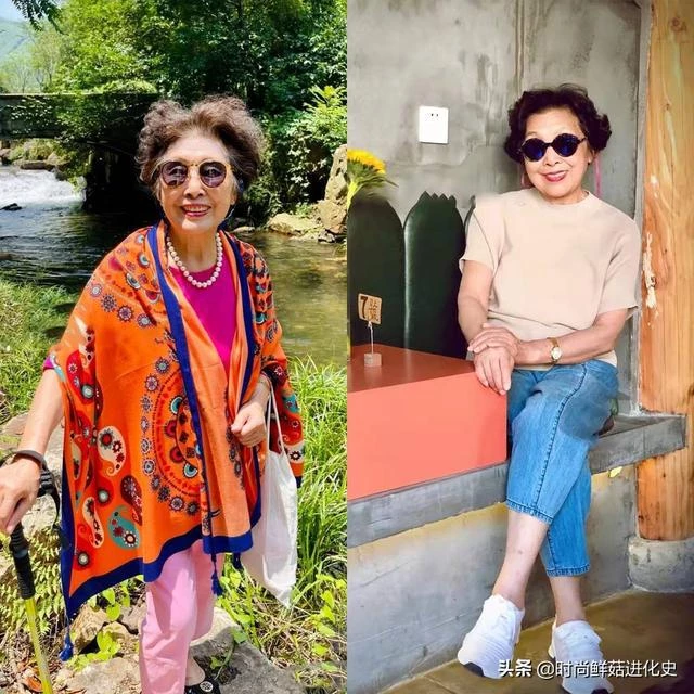 女人過了60歲，別總穿老人鞋，瞧這位外婆的3雙鞋，讓人眼前一亮