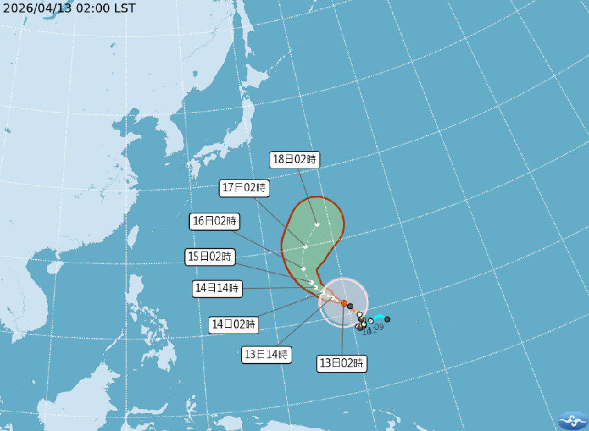 登頂年度風王！辛樂克破紀錄「35年最強4月颱」　大甩尾飆車「最新路徑曝光」