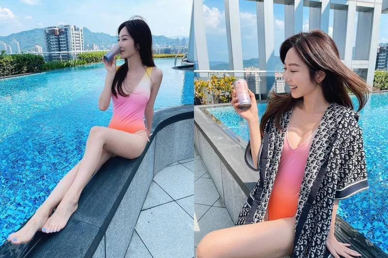 噴鼻血慎入!曾莞婷泳裝開深V「濕身養眼辣照」狂吸萬人讚爆