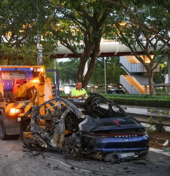 保時捷跑車司機一秒變焦屍　食品公司第二代掌舵人