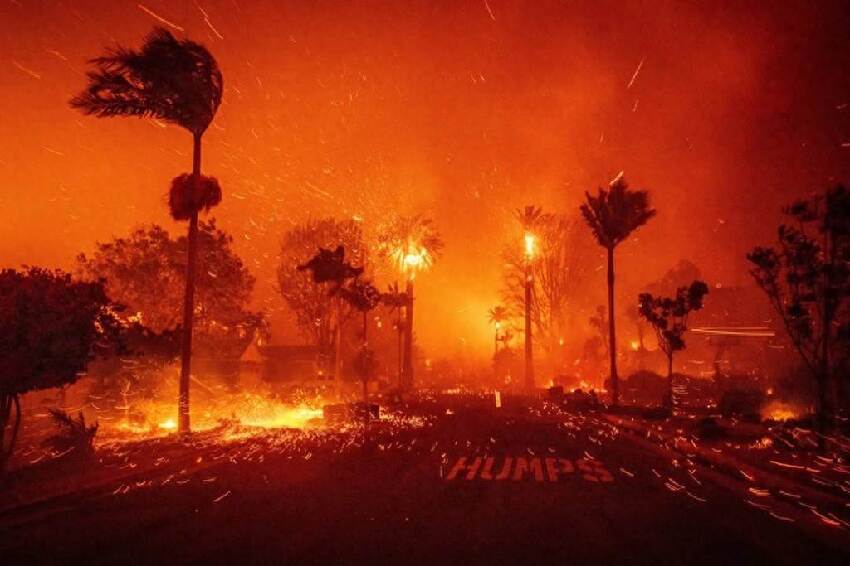 直擊／野火狂燒！已5人死亡，超1100棟建築被毀，好多明星家園沒了