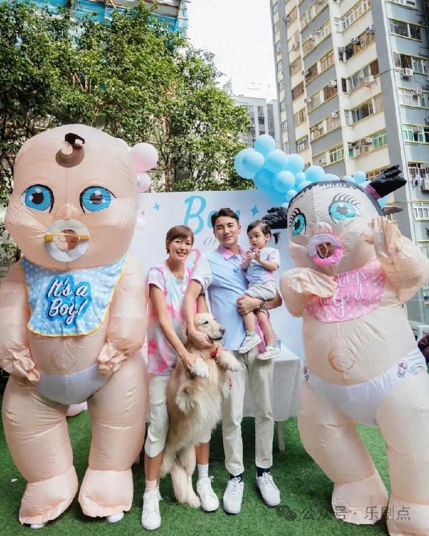 恭喜，TVB港星終於報喜！宣布7個月二胎為女孩，性別揭曉派對場面盛大
