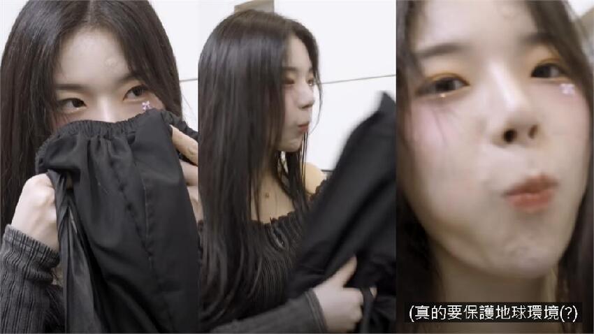 「啦啦隊Irene」挑戰投幣式洗衣 ！她「頭塞洗衣機」畫面曝…吸6萬人觀看