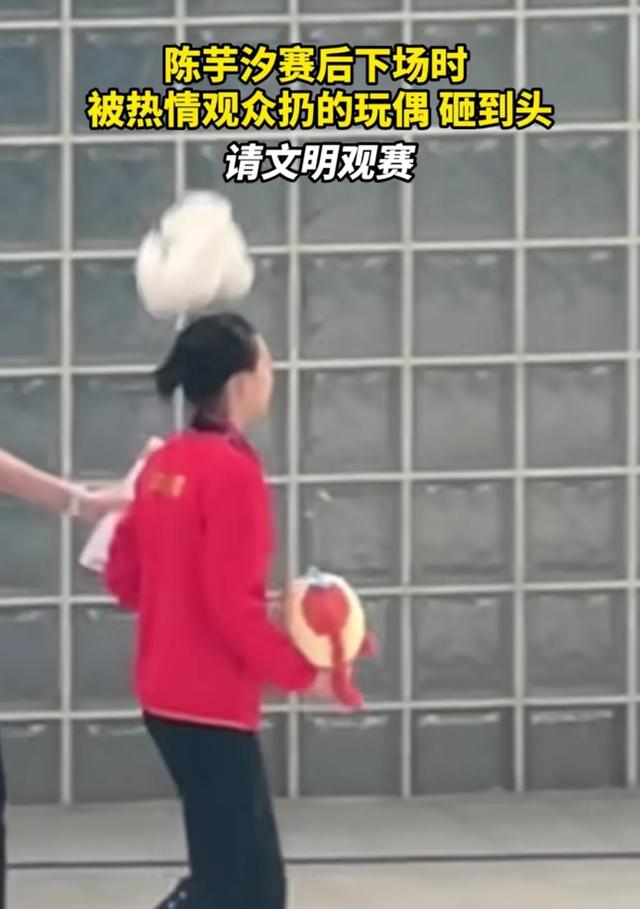陳芋汐奪冠后被觀眾扔玩偶砸中頭 全紅嬋一個舉動暴露倆人真實關係