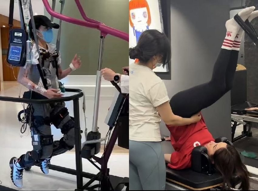 蕭亞軒熬過五次開刀 每天咬牙復健數小時