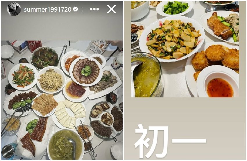 孟耿如突更新曝近況！罕曬豐盛年夜飯 溫馨圍爐「不見黃子佼」