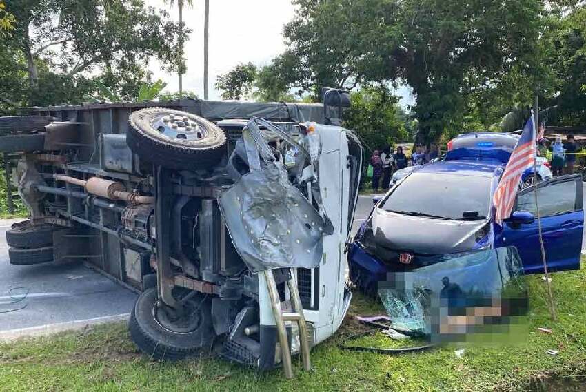 轎車羅厘4車連環撞 男童死 8人傷