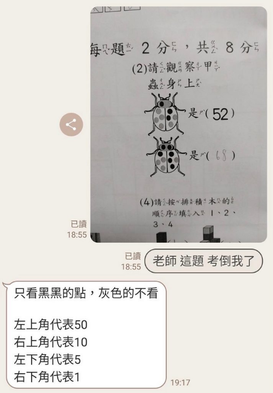 幼稚園作業「甲蟲數學題」考倒一堆大人!解答一出網看傻:老師也講錯...