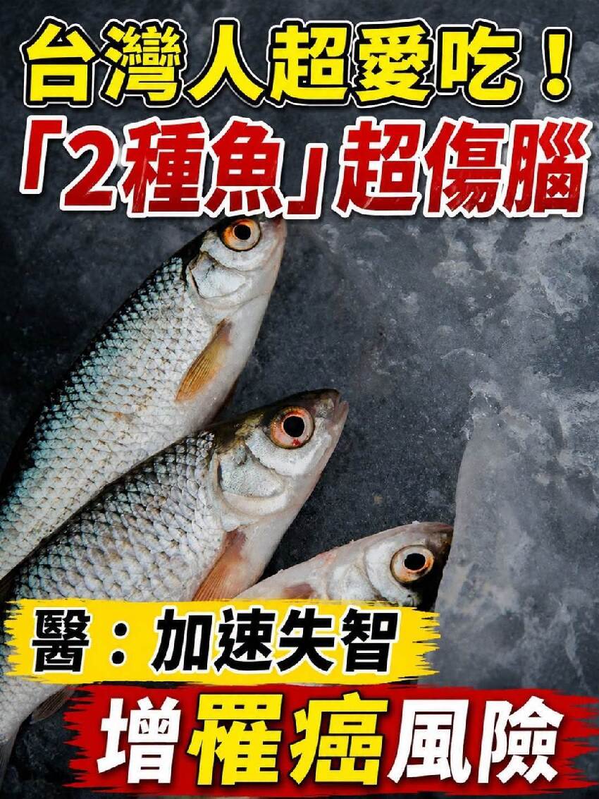 台灣人超愛吃！「2種魚」超傷腦 醫：加速失智、增罹癌風險