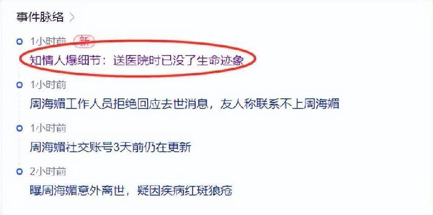 哀痛！周海媚確認離世，享年57歲，過世原因曝光！