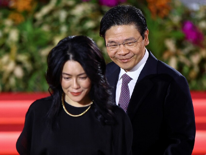 新加坡新總理｜黃循財夫人陪進場成焦點  網民大讚優雅