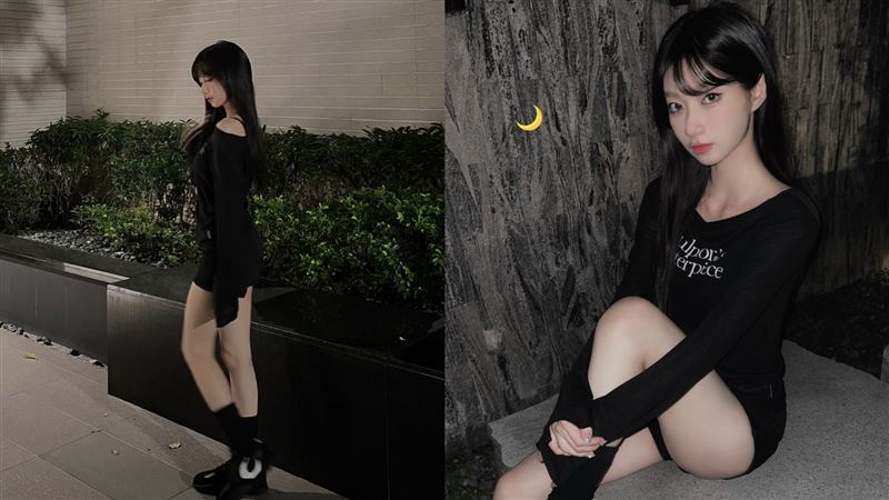 一粒不穿隊服判若兩人！深夜變暗黑美少女　「褲子激短」辣曬白皙美腿