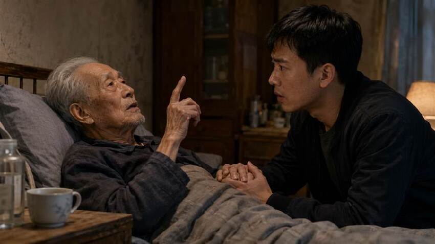 大伯終生未娶臨終時，卻交代我在福建有個兒子，當我找到他敲門後，當場嚇傻愣住！
