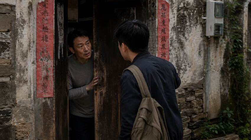 大伯終生未娶臨終時，卻交代我在福建有個兒子，當我找到他敲門後，當場嚇傻愣住！