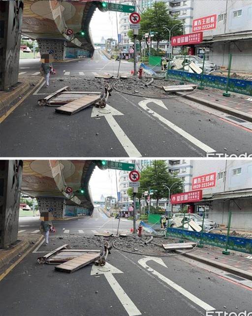 快訊／聯結車撞破忠孝橋！35噸鋼材「砸爛橋下2台車」...駕駛曝「釀禍原因」秒被逮捕