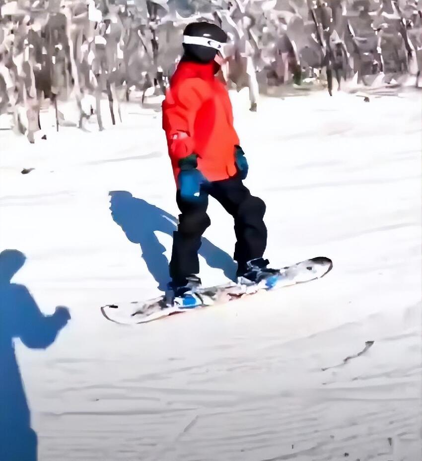 劉若英曬照為兒子慶生，一家三口赴台灣滑雪，9歲鍾小弟酷颯帥氣