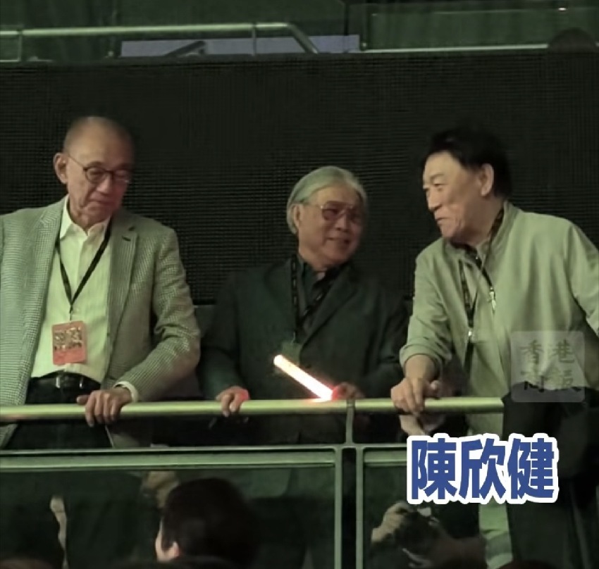 霍震霆兄弟捧場英皇演唱會，楊受成親自接待，狄波拉現身看謝霆鋒