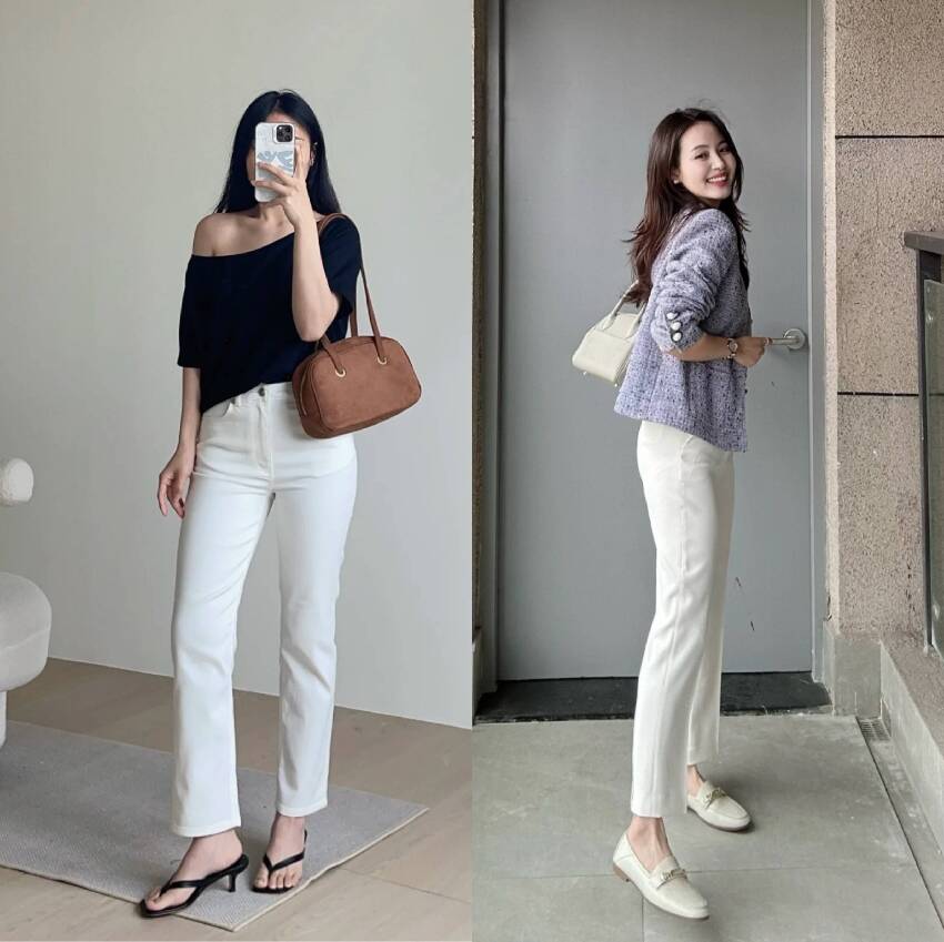 40+女性的時尚秘訣:一條小白褲解鎖初夏百變造型