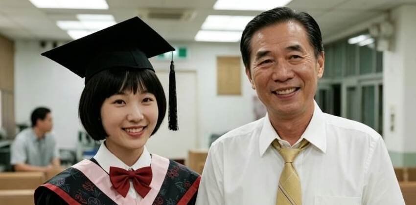 台南老闆默默助學大陸女孩12年,博士畢業後專程來台報恩,見面那一刻他愣住了 第 2 張