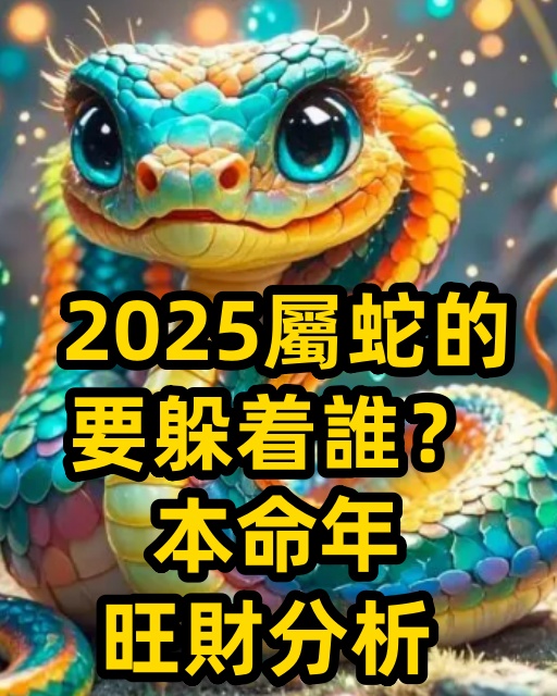 2025屬蛇的要躲著誰？本命年旺財分析