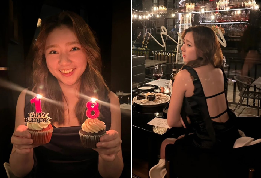 王仁甫女兒18歲生日解放好身材秀美腿 背面大片挖空辣翻