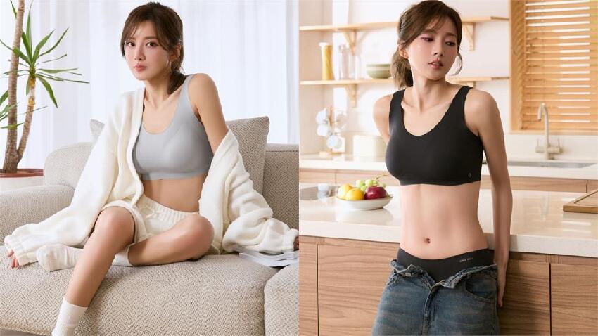 豆花妹「單穿bra」罕破尺度！網見「激辣成品照」臉歪了：怎拍成這樣