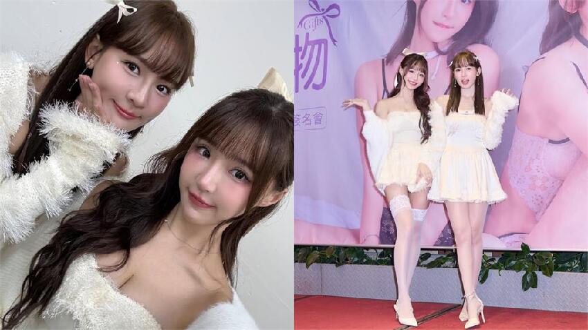 林莎&元元「極樂雙姝」辣當雪天使！寒冬「只穿1件」網暈爛：CP值太高