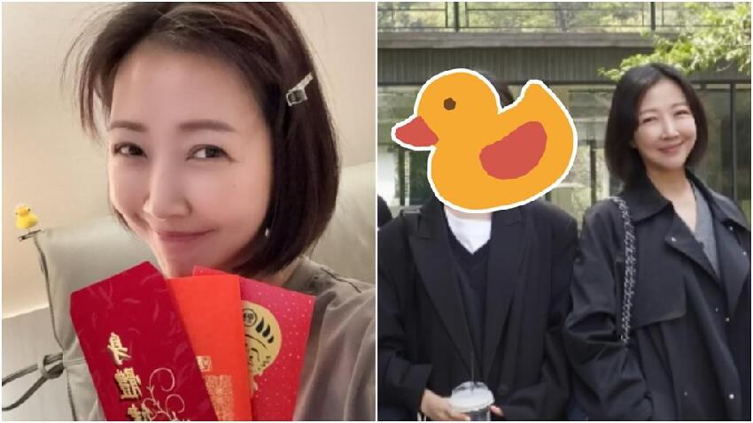余皓然突曬全家福…星二代韓菲「仙氣逼人」樣網暈爛:人比花嬌!